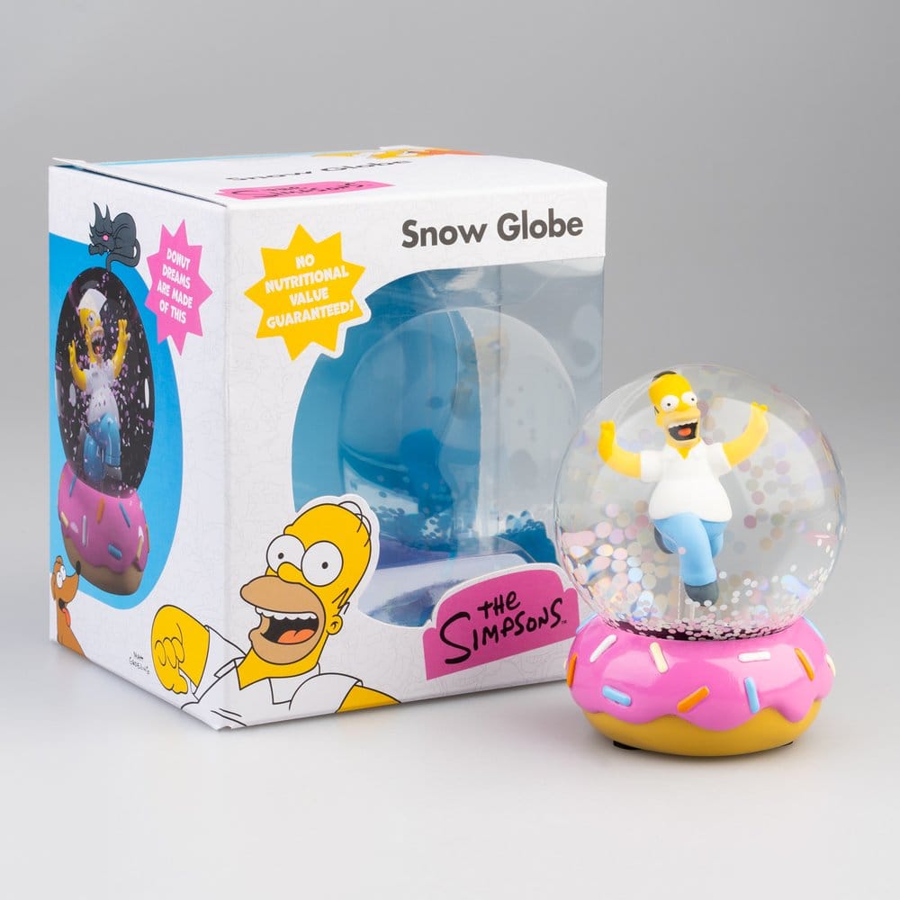 PRECOMENZI - The Simpsons Snow Globe Homer Simpson Donut 10 cm