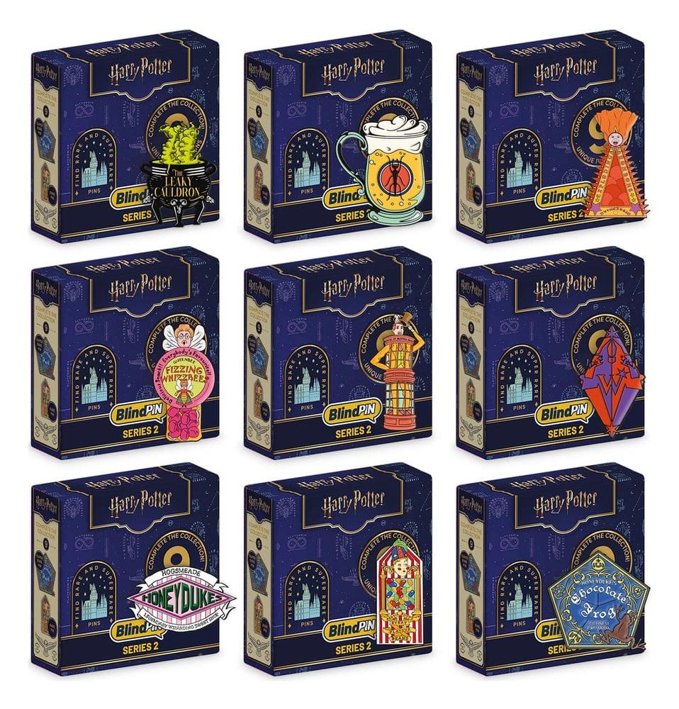 PRECOMENZI - Harry Potter Mystery Pins Series 2 Blind Box Display (24)