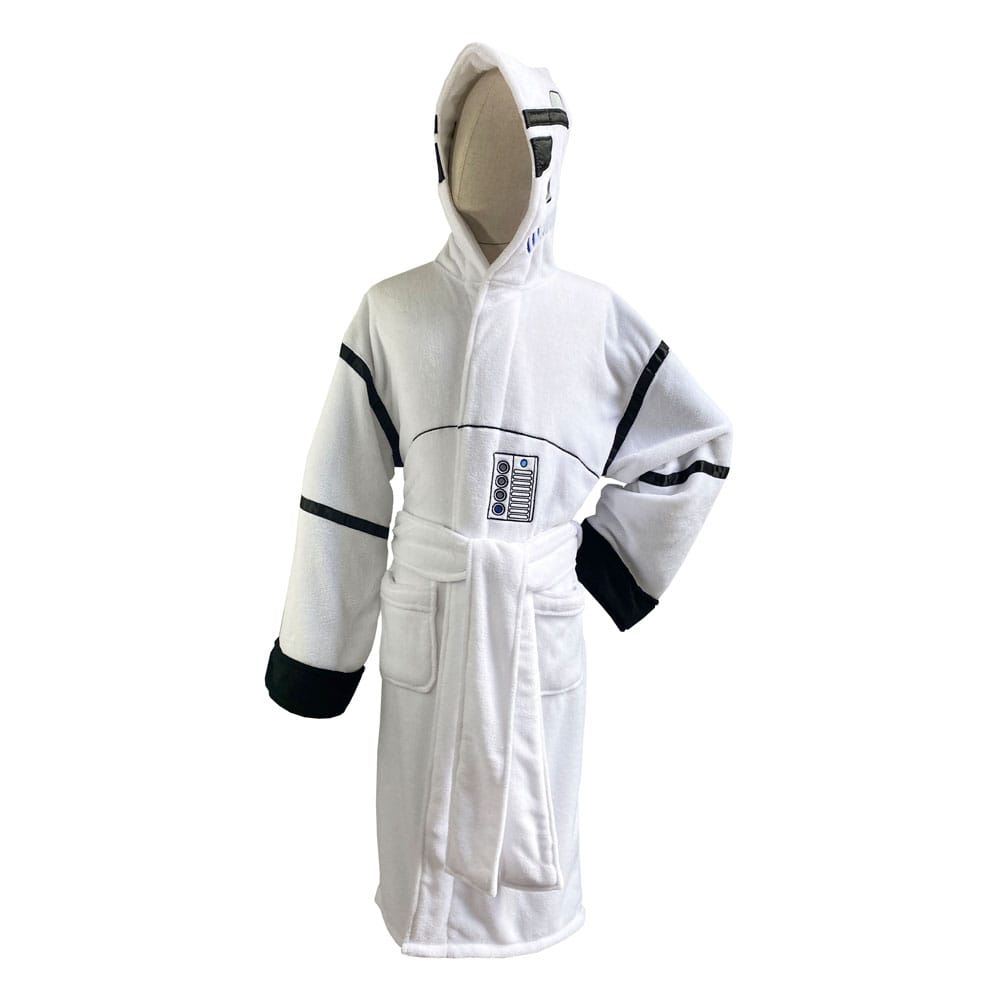 Star Wars Original Stormtrooper Fleece Bathrobe Stormtrooper White