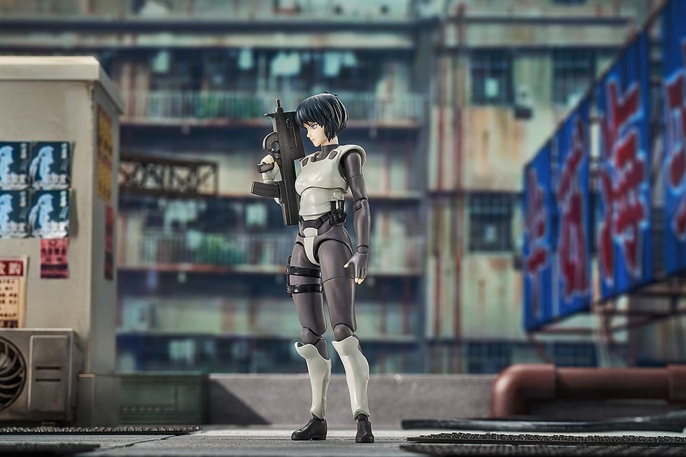 PRECOMENZI - Ghost in the Shell (1995) Hyper Body Action Figure Motoko Kusanagi (Simple Armored Suit Ver.) 15 cm