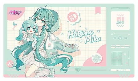 Character Vocal Series 01: Hatsune Miku Miku Hug Series Desk Mat: Flower Ver. 70 x 40 cm