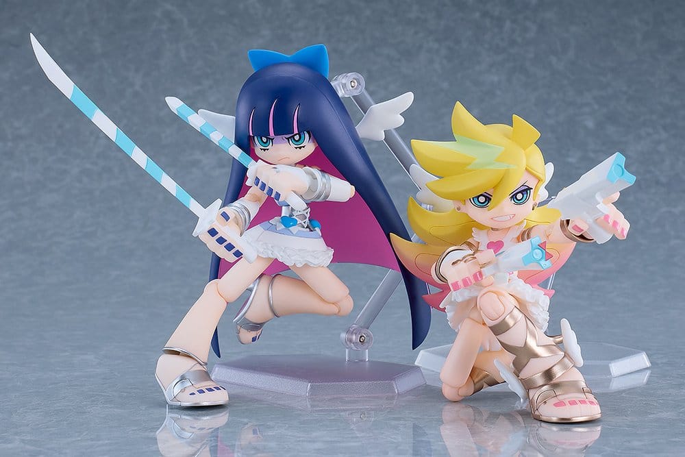 New Panty & Stocking with Garterbelt Figma Action Figures 2-Pack Panty & Stocking: Angel ver. 12 cm [1]