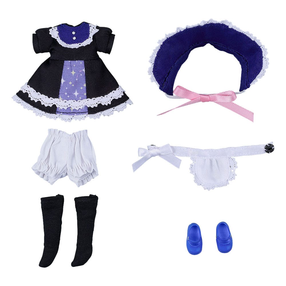Original Character Nendoroid Doll Figures Outfit Set: Old-Fashioned Dress (Black)