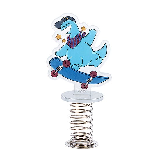 Gal & Dino GoodSmile Moment Rocking Acrylic Stand Skateboarding 10 cm