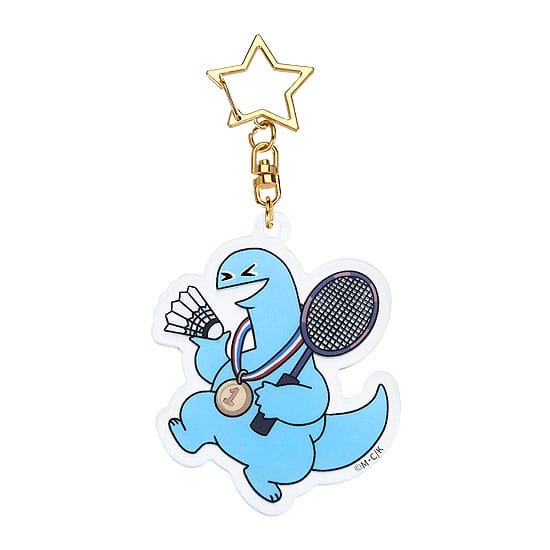 Gal & Dino GoodSmile Moment Keychain Glow-in-the-Dark Badminton 7 cm