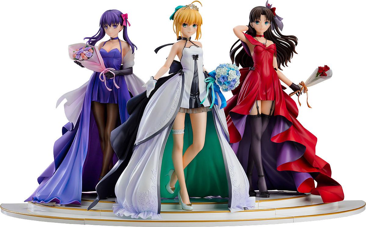 Set Fate Stay Night Saber Tohsaka Rin Sakura Matou One Piece Style 1//8 Figure