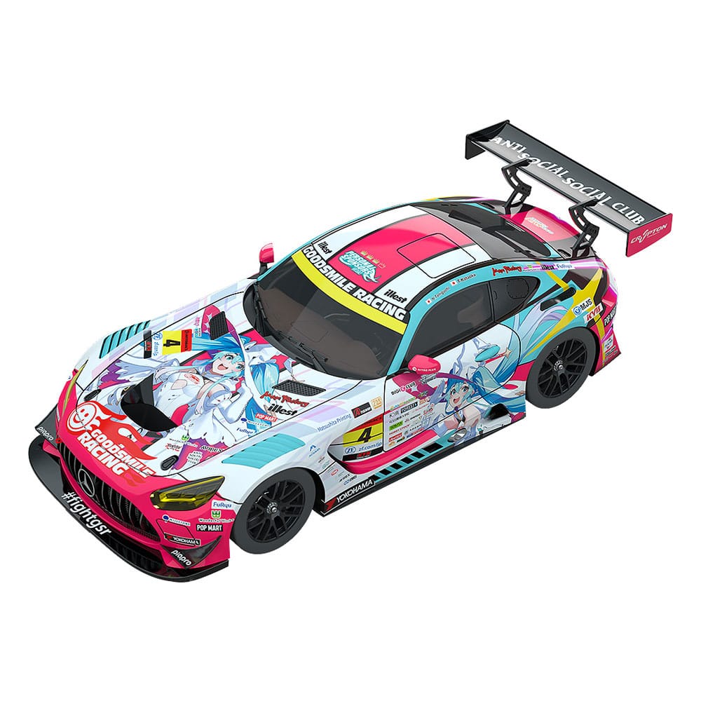 Hatsune Miku GT Project Vehicle 1/64 Hatsune Miku AMG 2024 Season Opening Ver. 7 cm