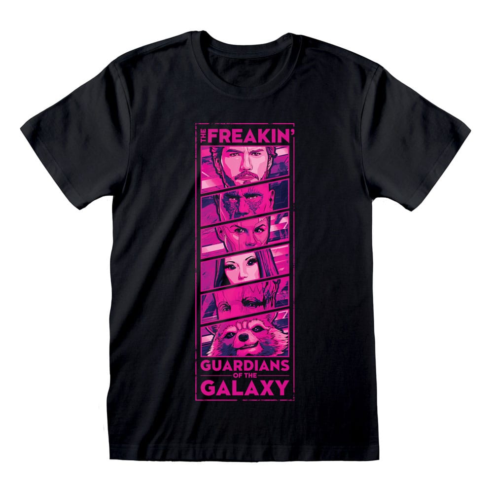 Marvel Guardians Of The Galaxy - Vol 3 Freakin Guardians Mens Tshirt - M - Zwart