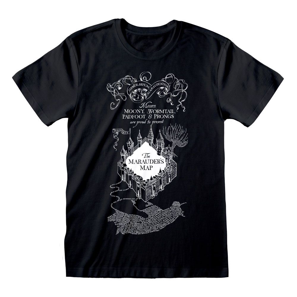 Harry Potter T-Shirt Marauders Map Size L