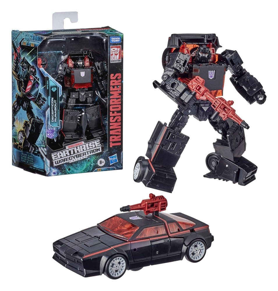 Transformers Generations War for Cybertron: Earthrise Deluxe Class Action Figure Decepticon Runabout WFC-E41 14 cm [4]