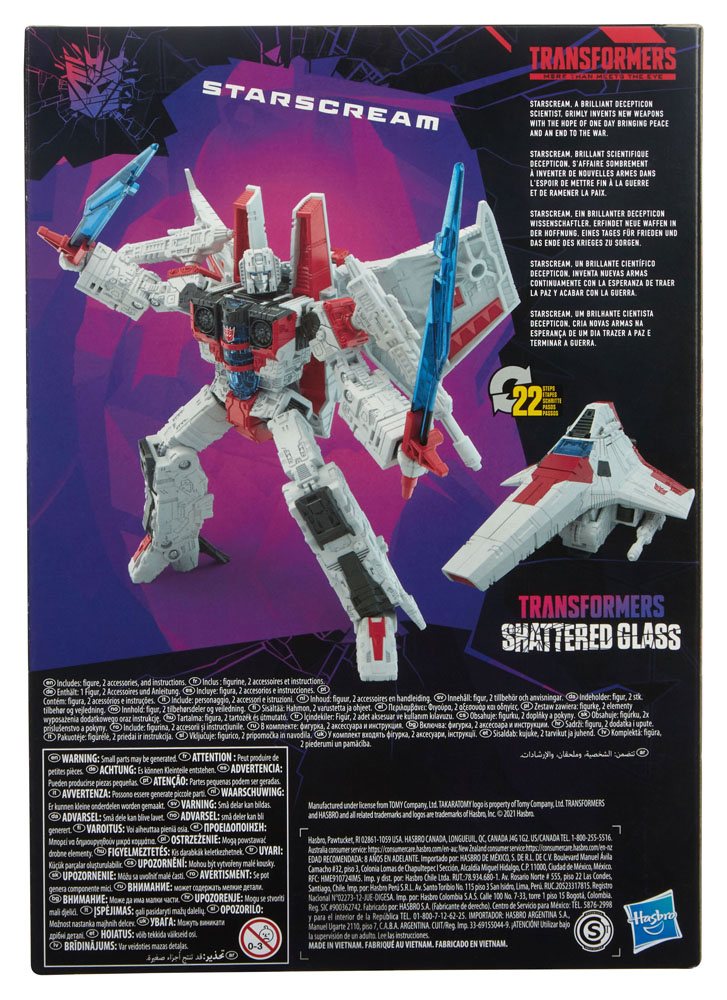 Transformers: Shattered Glass Voyager Class Action Figure Starscream 18 cm [7]
