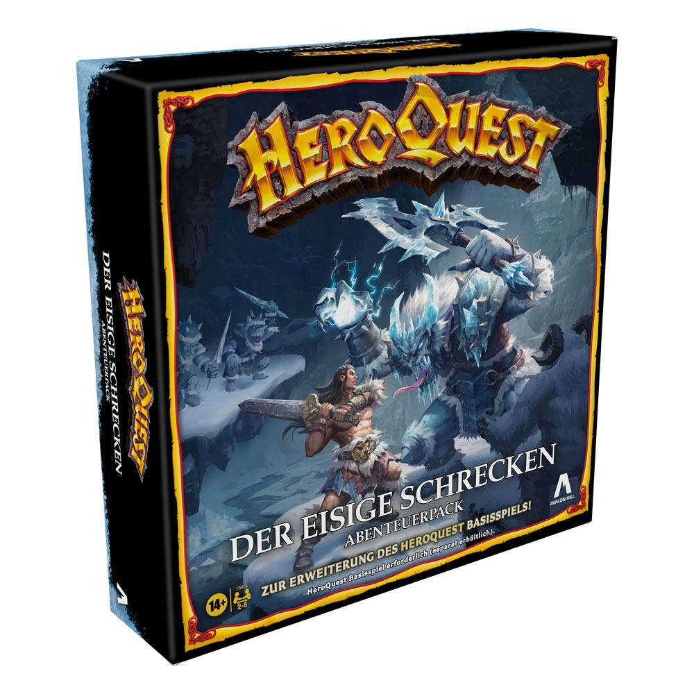 Duitse Versie! Hasbro Avalon Hill HeroQuest The Ijzige Schrik Avonturenpack, vanaf 14 jaar, HeroQuest Basisspel vereist, Multi