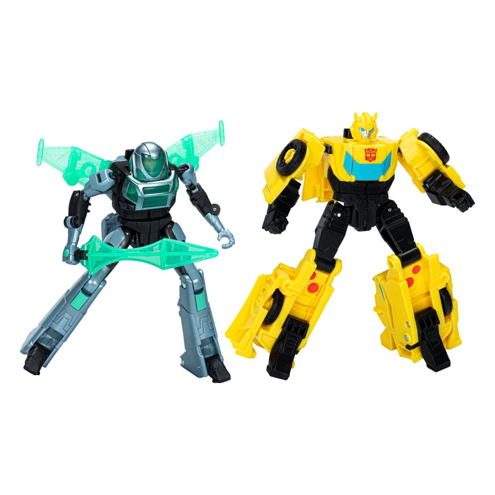 Transformers EarthSpark Cyber Combiner Action Figure 2-Pack Bumblebee & Mo Malto 13 cm