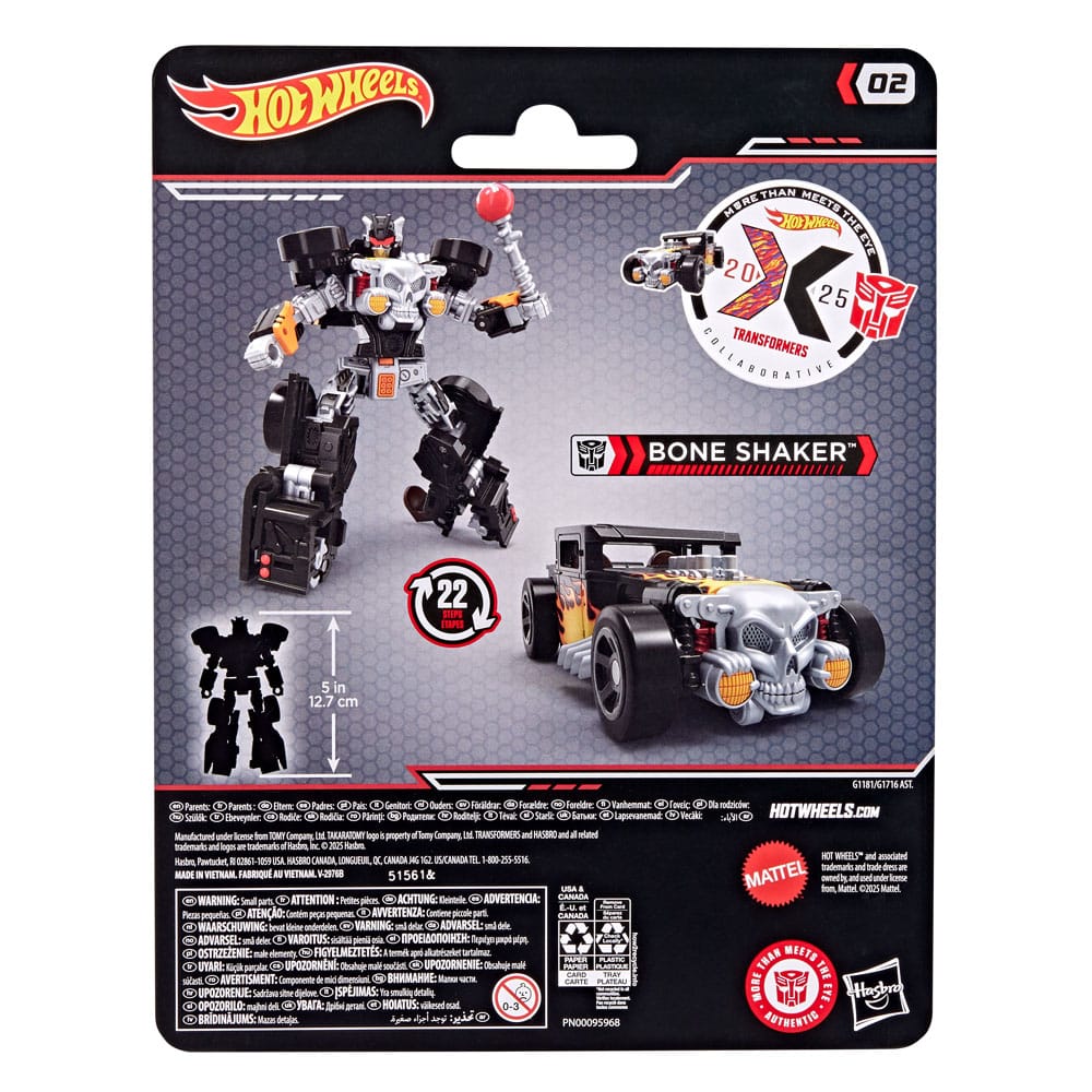 Hot Wheels x Transformers Action Figure Bone Shaker 12 cm [10]