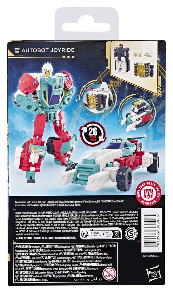 Jucarii - Transformers Age of the Primes Deluxe Class Action Figure Autobot Joyride 13 cm