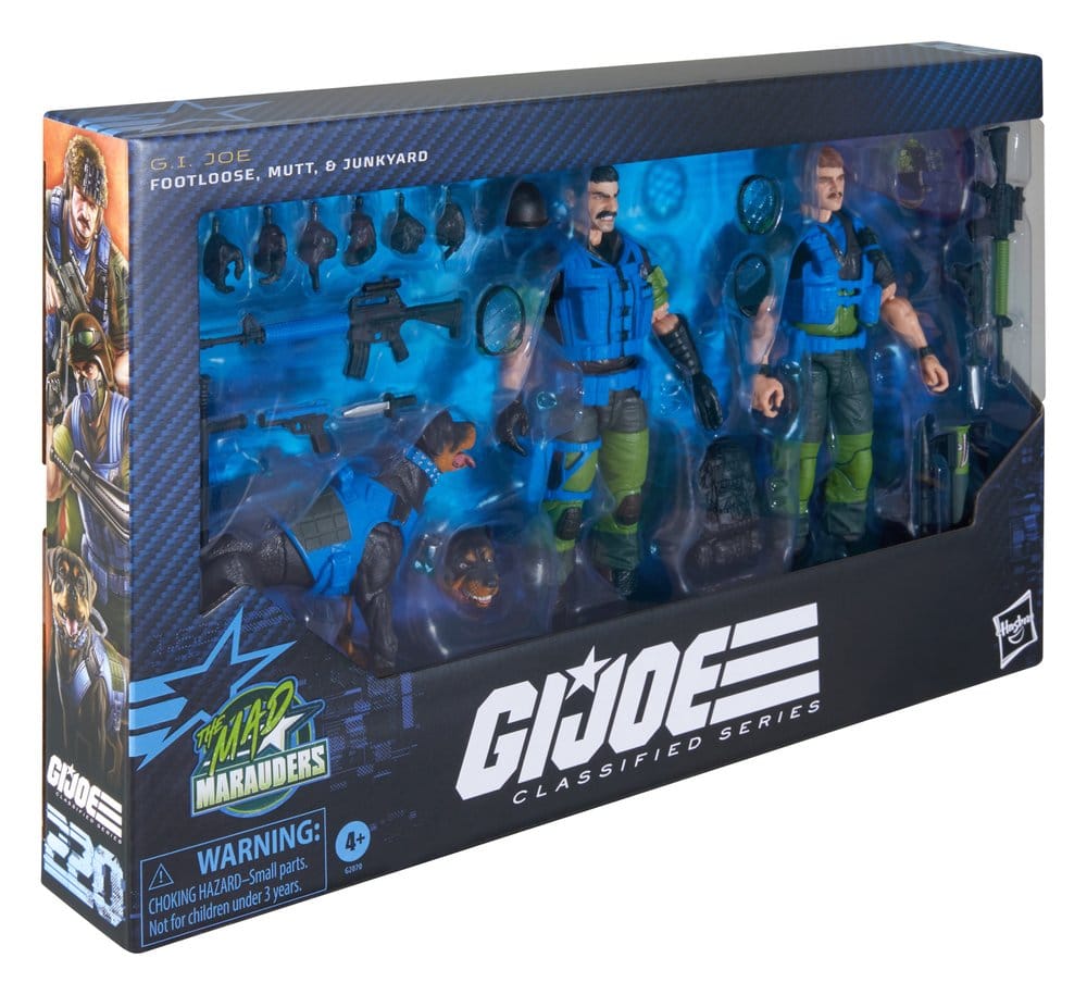 G.I. Joe Classified Series Action Figure 3-Pack #220 Mad Marauders: Footloose & Mutt & Junkyard 15 cm [8]