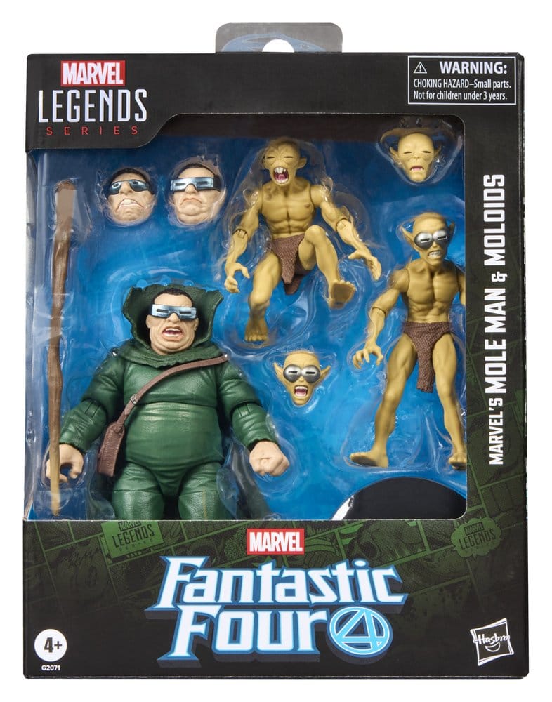 Fantastic Four Marvel Legends Action Figure 3-Pack Marvel's Mole Man & Moloids 15 cm [3]
