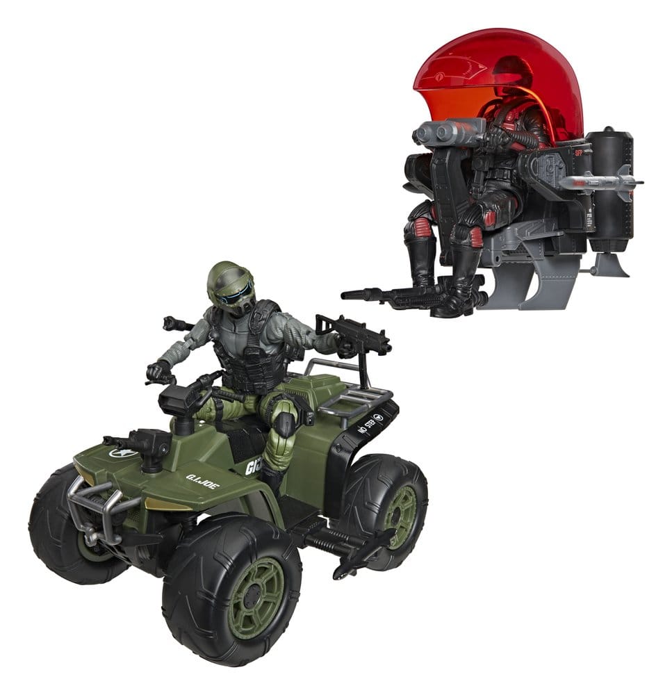 G.I. Joe Classified Series Action Figure & Vehicle Set Snake Eyes & Varmint ATV vs. Stealth Viper & Cobra Stealth Flight Pod (Trubble Bubble) 15 cm [5]