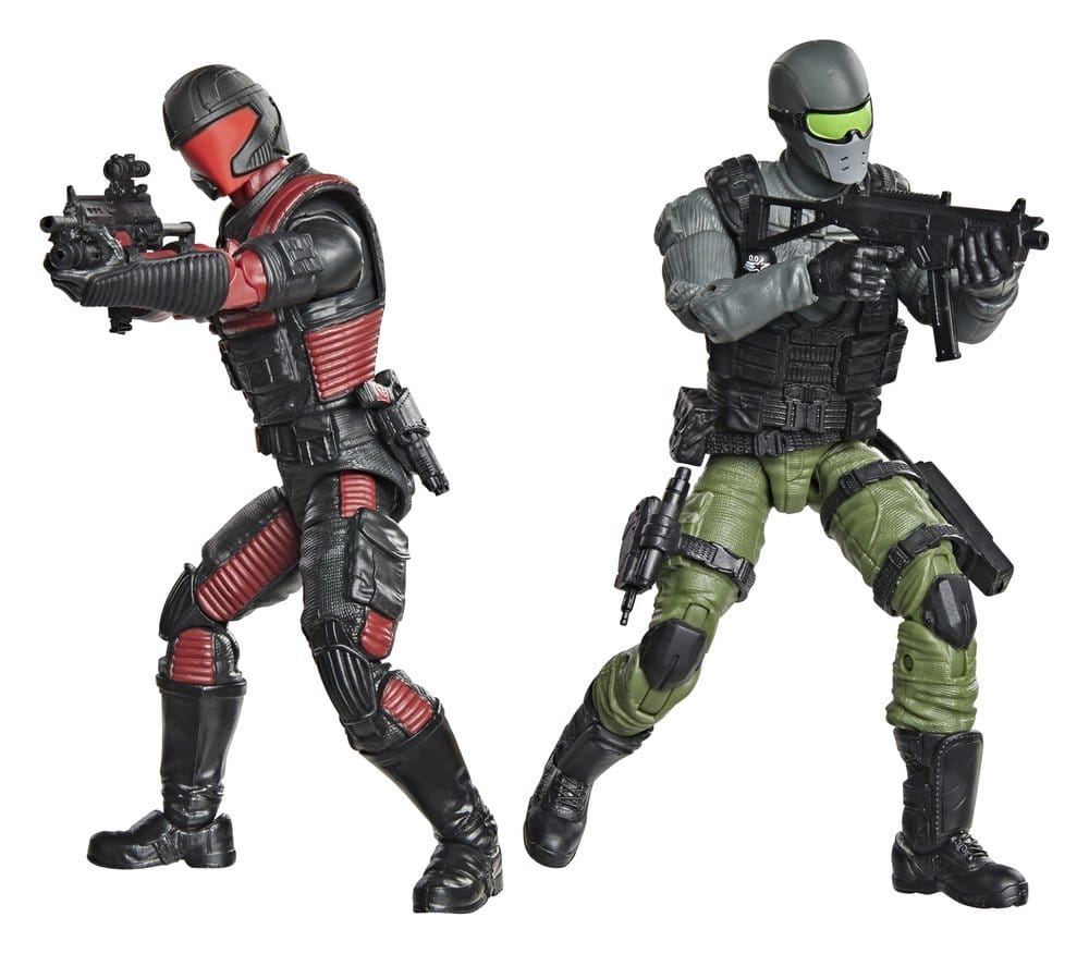 G.I. Joe Classified Series Action Figure & Vehicle Set Snake Eyes & Varmint ATV vs. Stealth Viper & Cobra Stealth Flight Pod (Trubble Bubble) 15 cm [2]