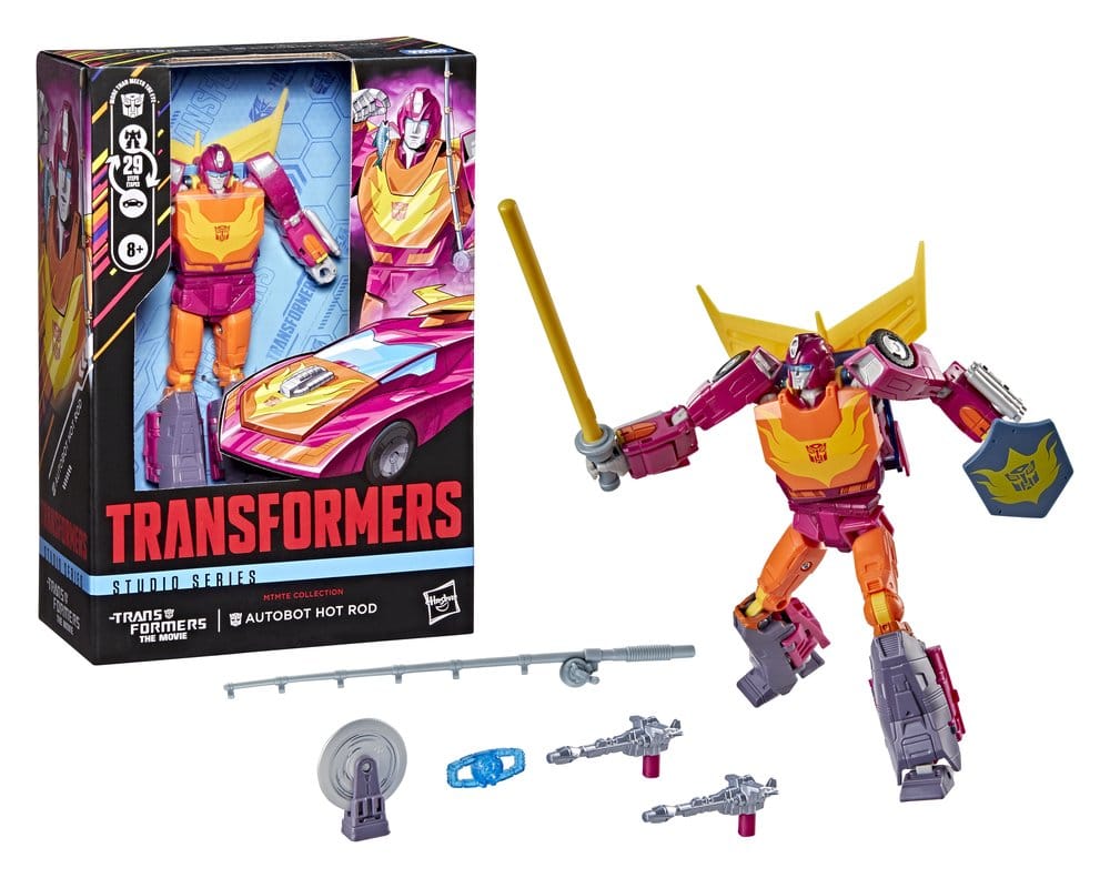 The Transformers: The Movie Studio Series Voyager Class Action Figure MTMTE Collection: Autobot Hot Rod 14 cm [1]
