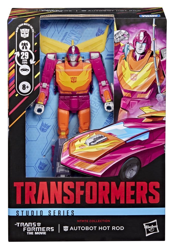 The Transformers: The Movie Studio Series Voyager Class Action Figure MTMTE Collection: Autobot Hot Rod 14 cm [4]