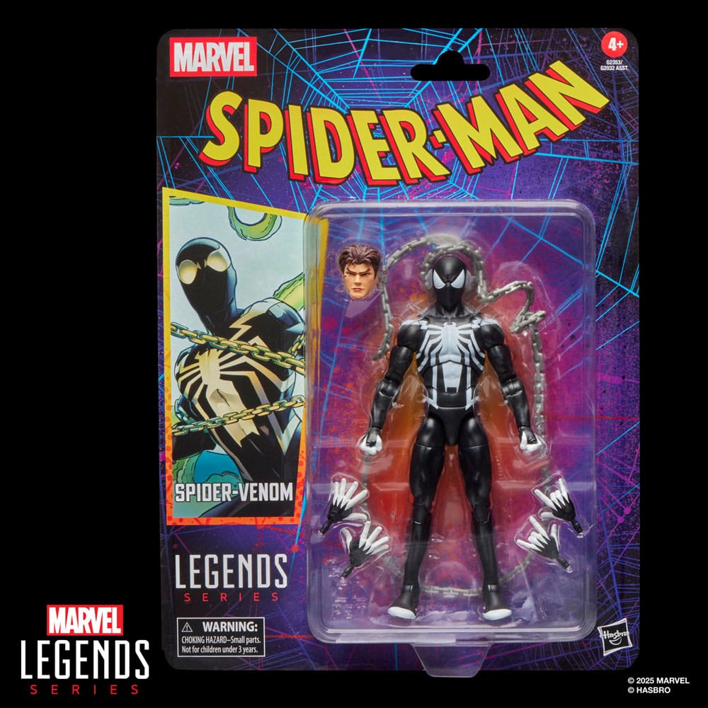 PRECOMENZI - Spider-Man Marvel Legends Retro Action Figure Spider-Venom 15 cm