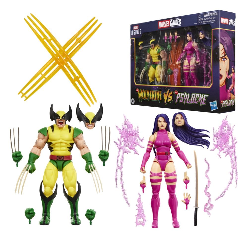 Marvel Games Marvel Legends Action Figure 2-Pack Wolverine & Psylocke 15 cm [1]