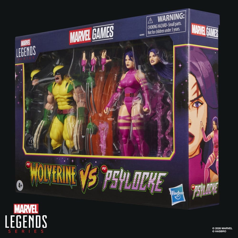 Marvel Games Marvel Legends Action Figure 2-Pack Wolverine & Psylocke 15 cm [6]