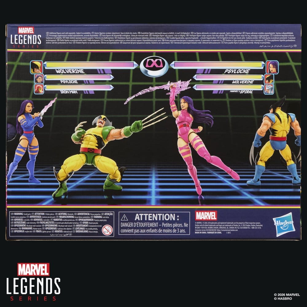 Marvel Games Marvel Legends Action Figure 2-Pack Wolverine & Psylocke 15 cm [10]
