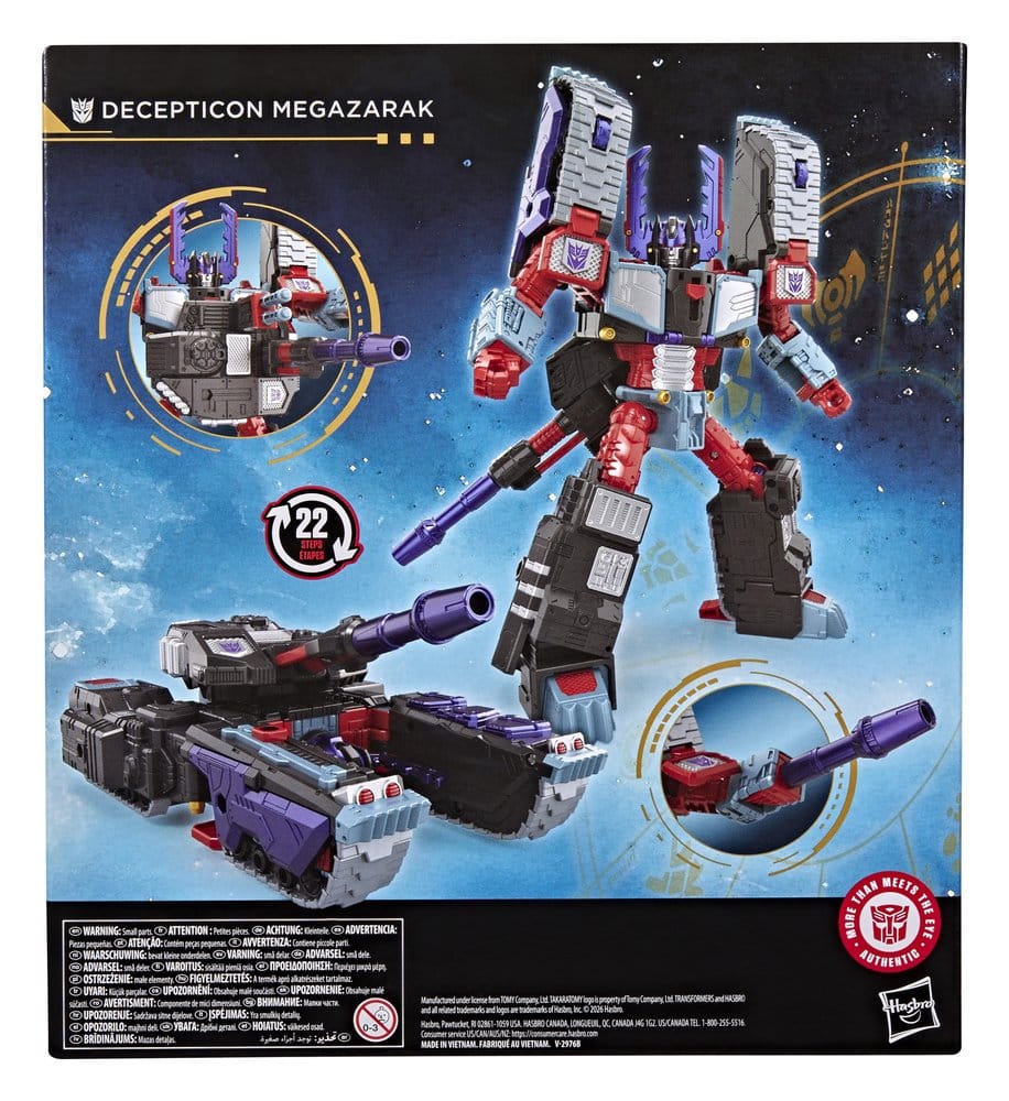 Jucarii - Transformers Age of the Primes Leader Class Action Figure Megazarak 19 cm