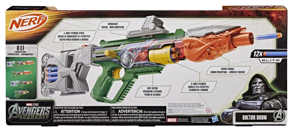 PRECOMENZI - Avengers: Doomsday NERF Dart Blaster Doctor Doom