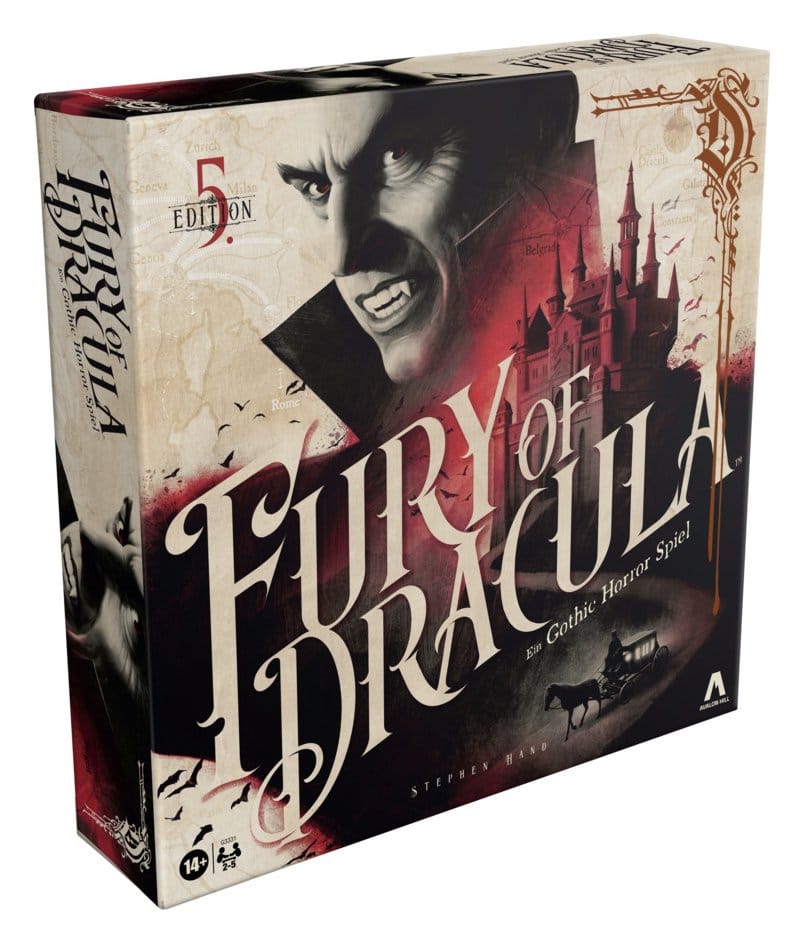 Fury of Dracula Board Game 5th Edition *German Version*