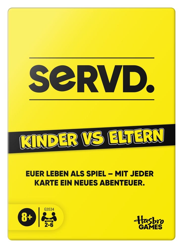 SERVD Card Game Kids vs Parents *German Version*