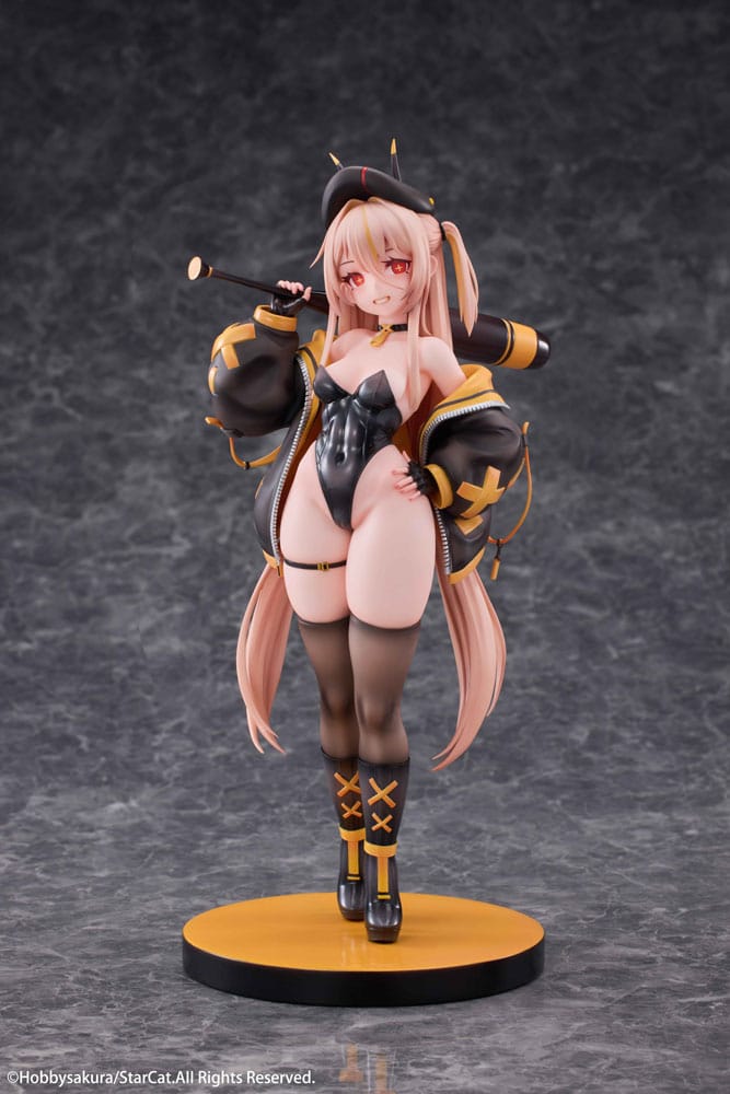 Original Character PVC Statue 1/6 Rainbow Nanohana Hoshi Illustrated by StarCat Limited Bonus Ver. 27 cm
