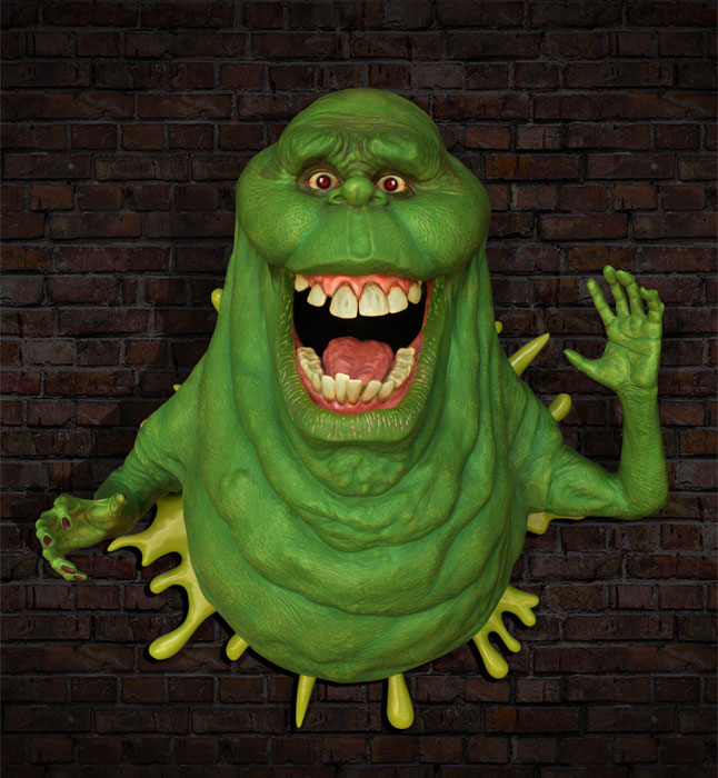 Slimer Ghostbusters Life-Size Wall Sculpture by Hollywood Collectibles Group