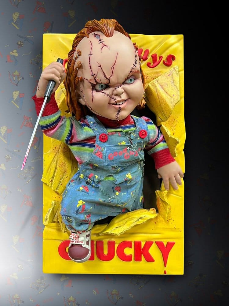 Chucky (Child´s Play) Wall Sculpture 1/1 Bride of Chucky 43 x 46 x 76 cm    