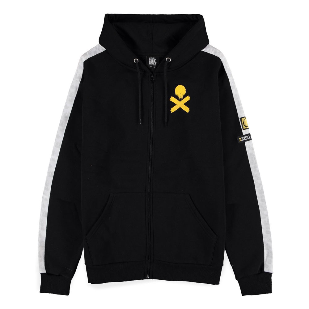 Skull and Bones Hooded Sweater Pirates Cross Size L