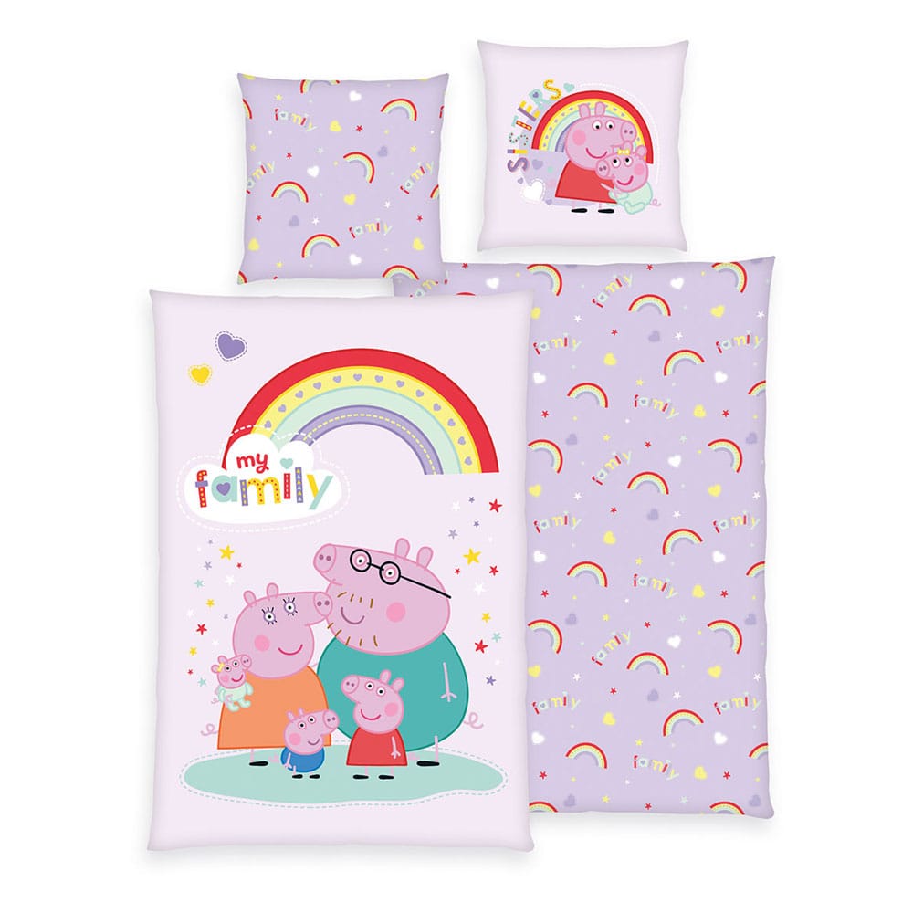 Peppa Pig bed linen Ver. 2 135 x 200 cm 