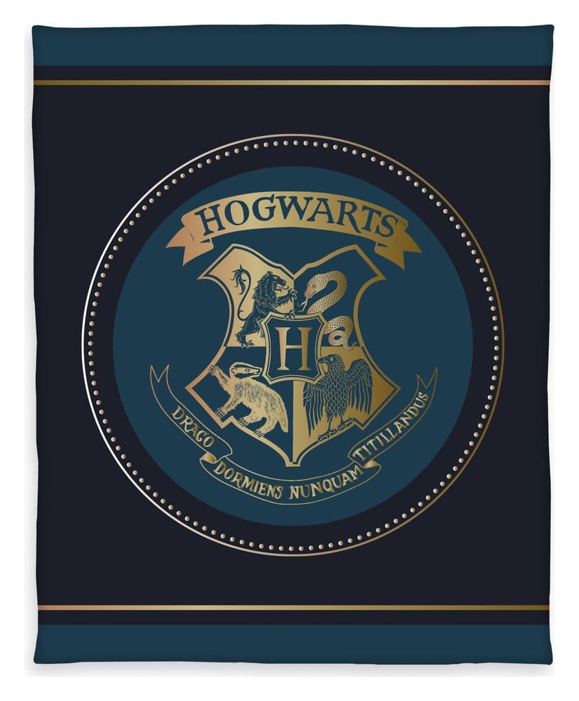 PRECOMENZI - Harry Potter Fleece Blanket Hogwarts Crest 130 x 160 cm