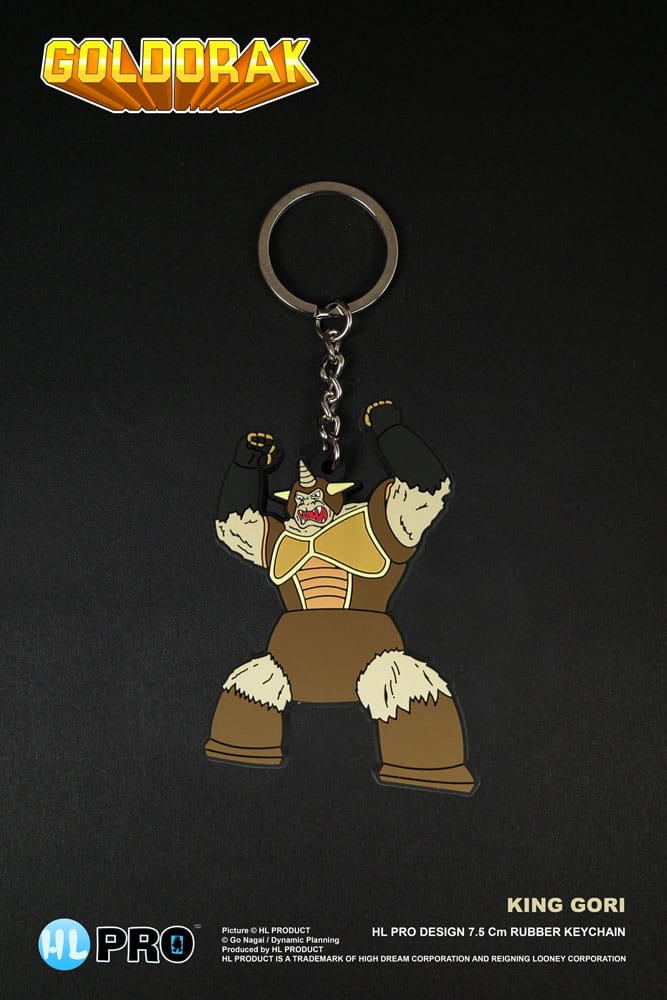 Grendizer Rubber Keychain King Gori 7 cm