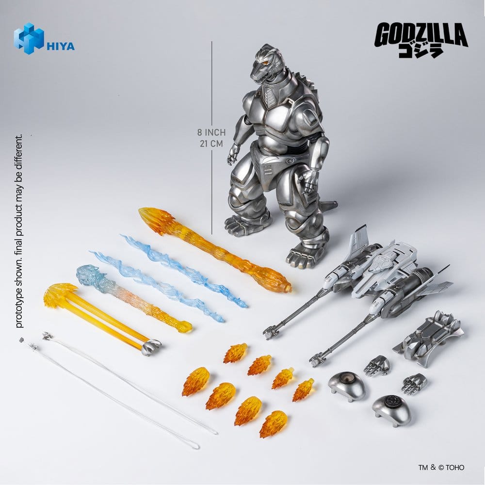 PRECOMENZI - Godzilla vs. Mechagodzilla (1993) Exquisite Basic Action Figure Super Mechagodzilla 21 cm
