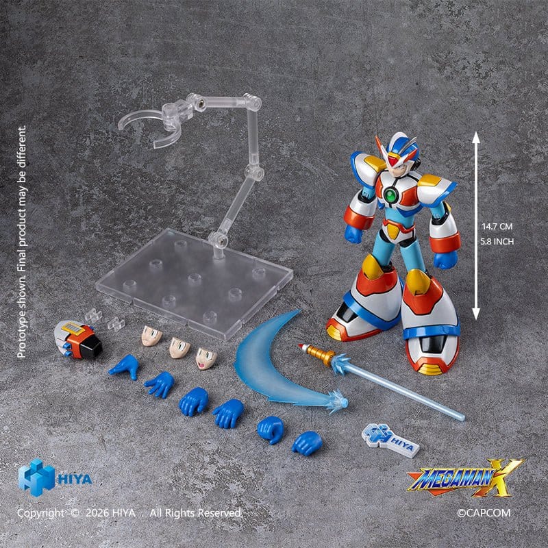 PRECOMENZI - Mega Man Exquisite Basic Action Figure X Max Armor 15 cm