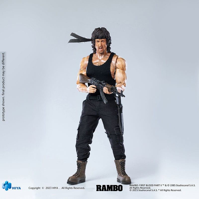 First Blood II Exquisite Super Series Actionfigur 1/12 First Blood II John Rambo 16 cm