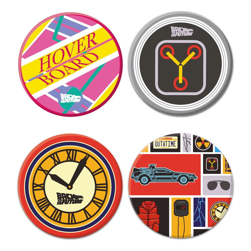 Back to the Future - Set of 4 Ceramic Coasters