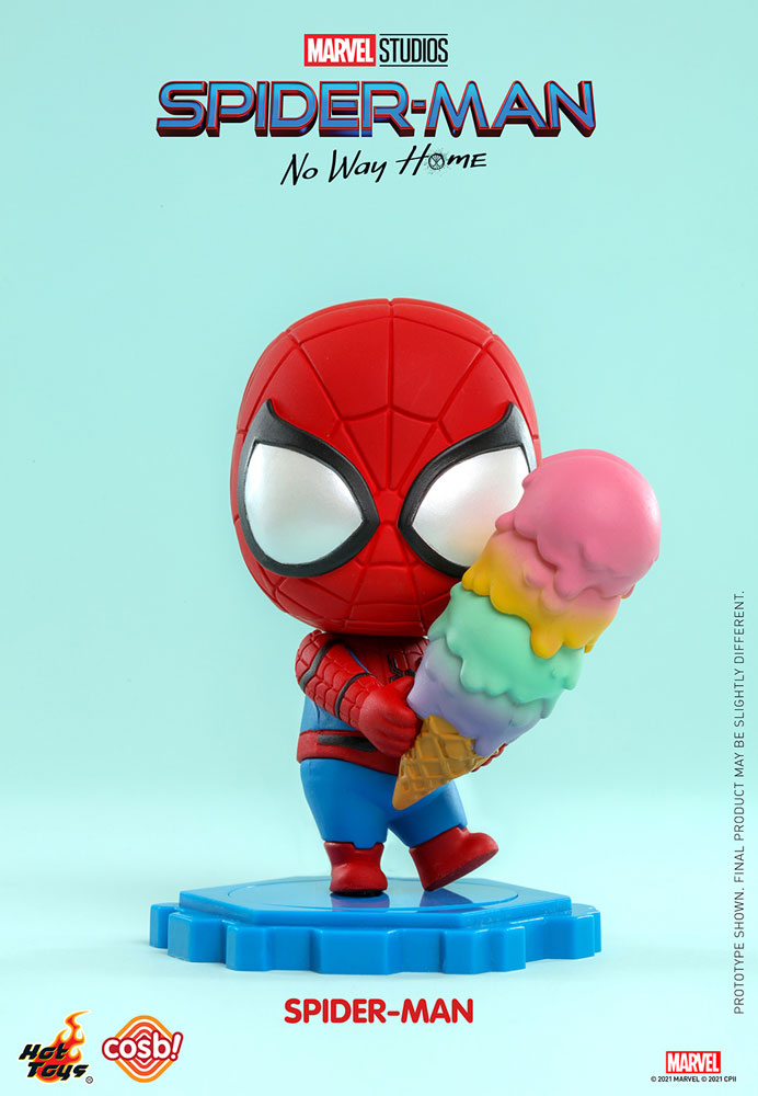 Spider-Man: No Way Home Cosbi Mini Figure Spider-Man (Ice Cream) 8 cm