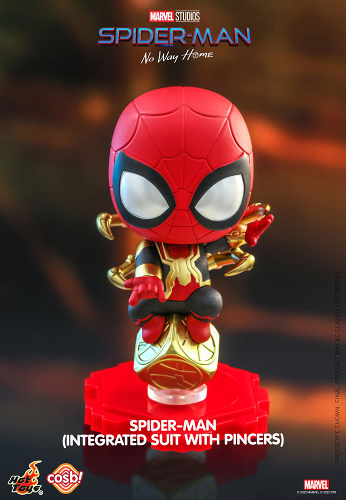 Spider-Man: No Way Home Cosbi Mini Figure Spider-Man (Integrated Suit) 8 cm