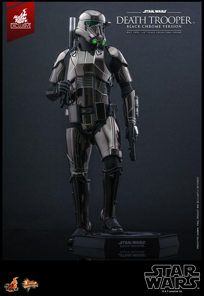 Star Wars Action Figure 1/6 Death Trooper (Black Chrome)