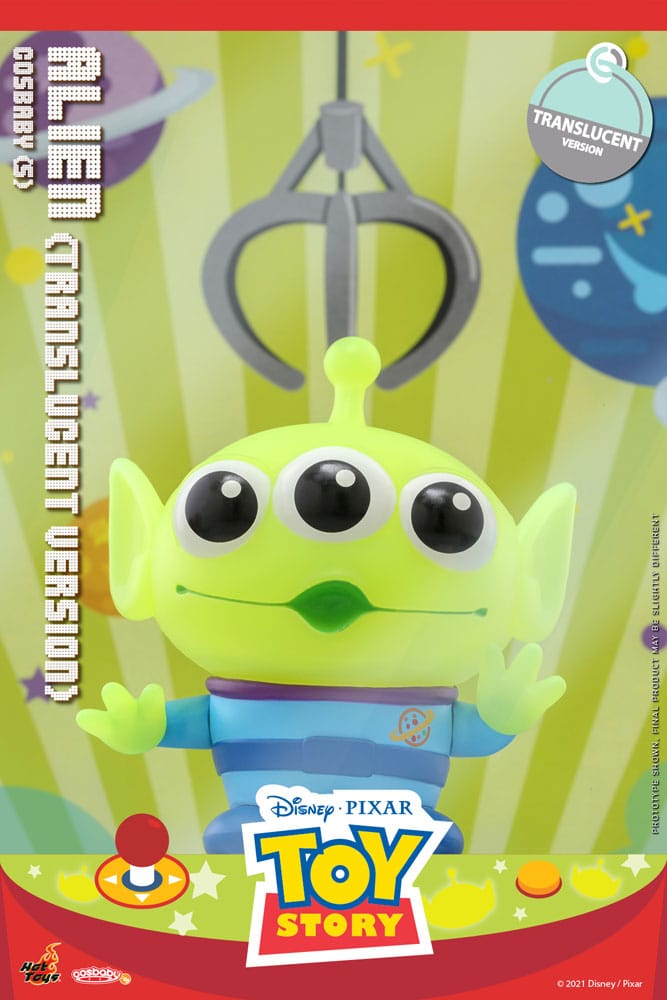 Toy Story Cosbaby (S) Mini Figure Alien (Translucent Version) 10 cm