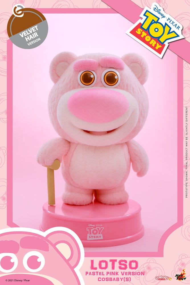 Toy Story 3 Cosbaby (S) Mini Figure Lotso (Pastel Pink Version) 10 cm