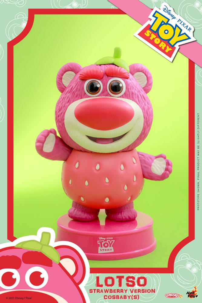 Toy Story 3 Cosbaby (S) Mini Figure Lotso (Strawberry Version) 10 cm